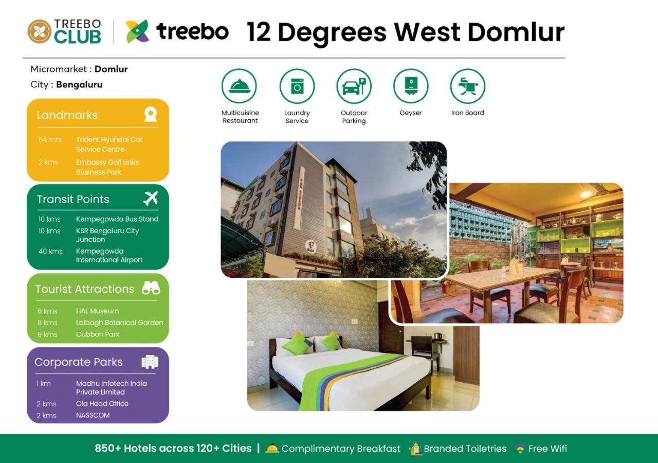 Treebo 12 Degrees West, 750 M From Embassy Golf Links Business Park Μπανγκαλόρ Εξωτερικό φωτογραφία